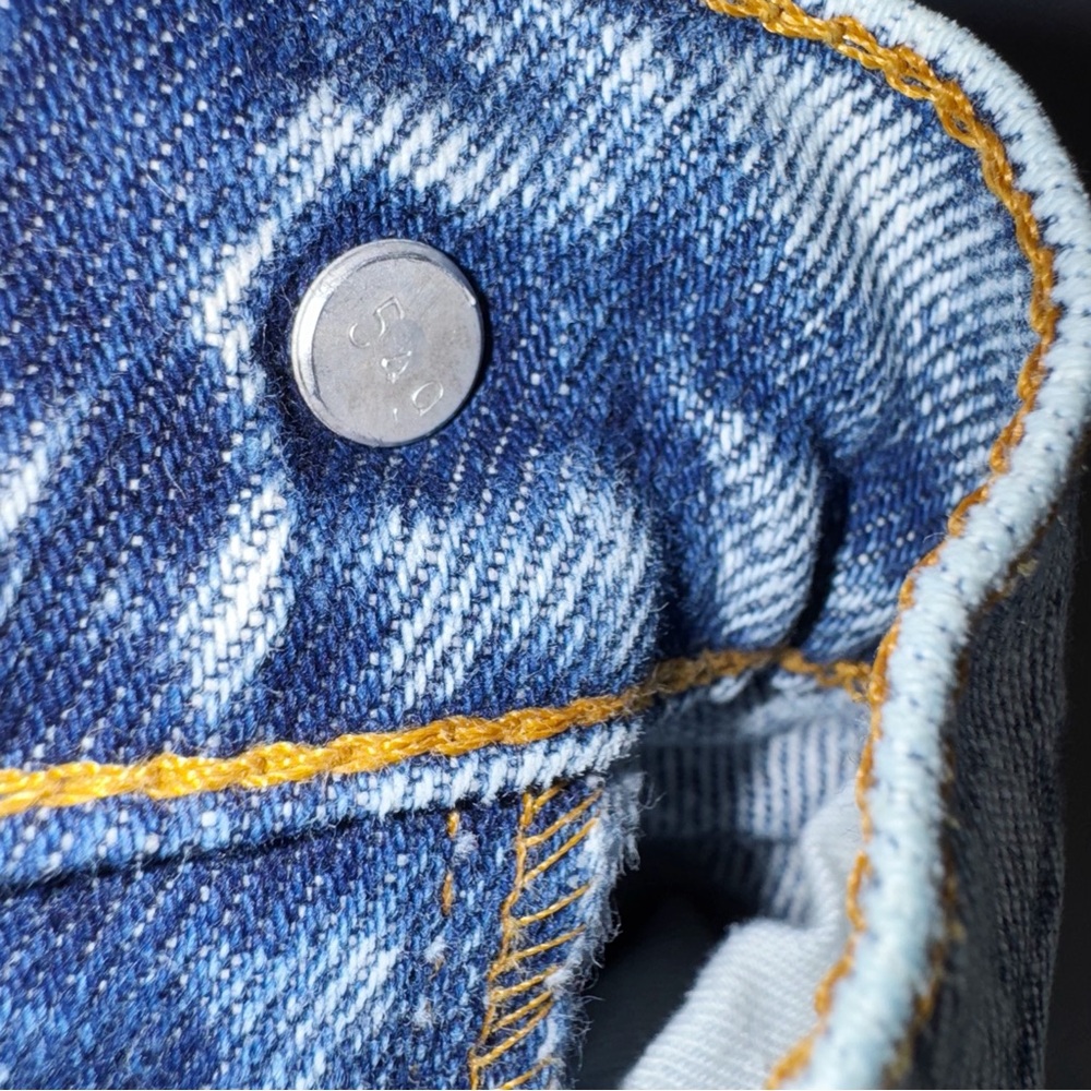 Levi’s 705 80s Acid Wash Orange Tab Jeans Size 28/26” - Picture 11 of 11